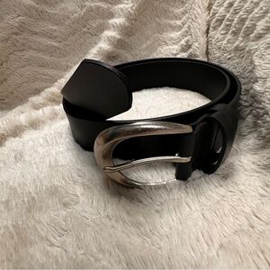 Levis Mens Black Genuine Leather Belt Sz Medium